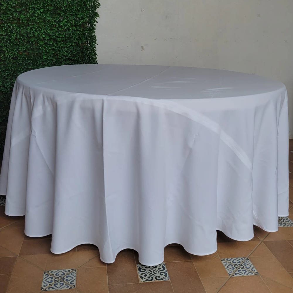Mantel Redondo 10 personas — Alquifiestas y Eventos
